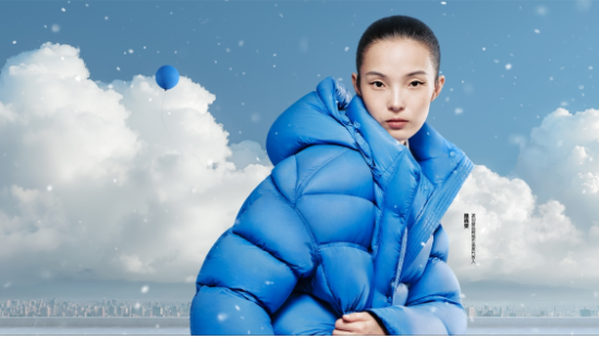 波司登上线了一支风雪里的歌舞片