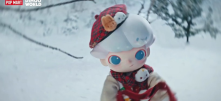 泡泡玛特圣诞广告，被暖到了