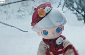 泡泡玛特圣诞广告，被暖到了