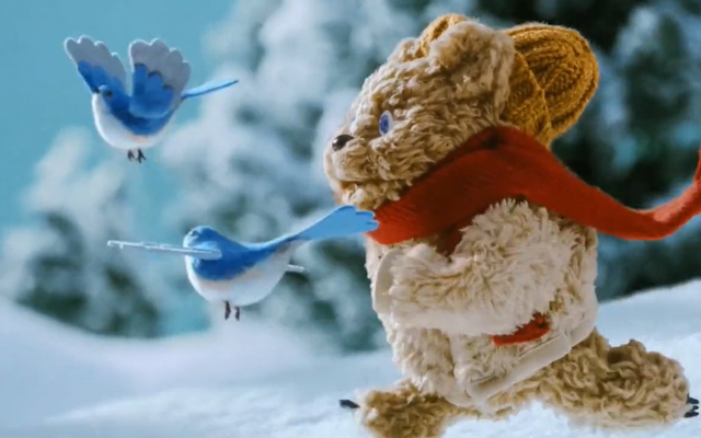 优衣库圣诞节动画：穿上摇粒绒，小熊都不用冬眠啦