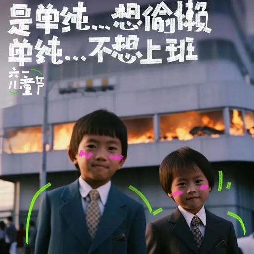 这组六一海报，说出打工人的心声......