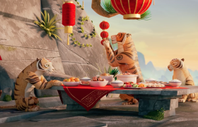 可口可乐虎年动画大片来了：虎年团聚，尽释美妙