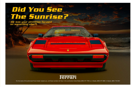 法拉利，文案很犀利~