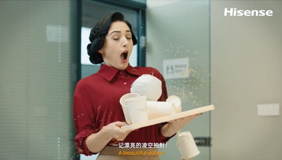 海信世界杯广告：办公室足球争霸赛，爆笑上演