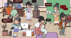 红楼梦和鬼怪的IP设计，真实还原了当代打工人生活！