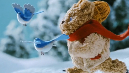 优衣库圣诞节动画：穿上摇粒绒，小熊都不用冬眠啦