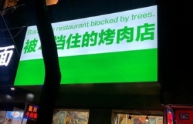 “被树挡住的烤肉店”设计后续！这次老板自己坑自己？