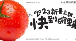 水果味的新年物语，文案可可爱爱~