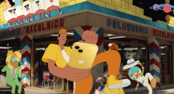 iPhone 14全新配色宣传片，走入明黄色插画世界