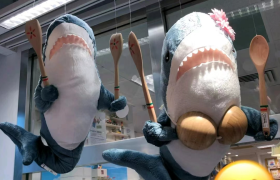 宜家出鲨鱼风筝周边？可爱死了！