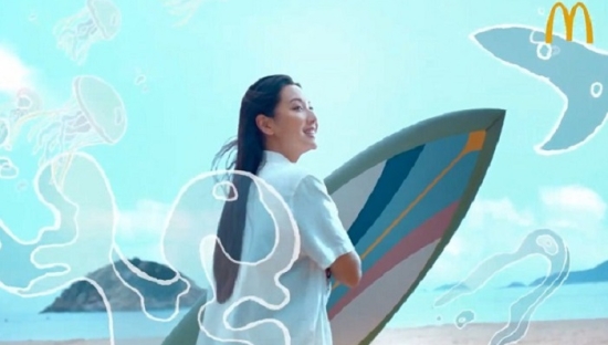 香港麦当劳推出夏日MV，看完想立马去海边！