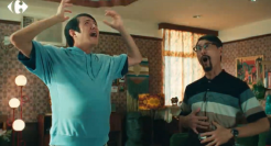 家乐福中元节广告片，父子交换身体学“普渡”