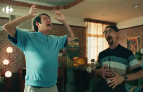 家乐福中元节广告片，父子交换身体学“普渡”