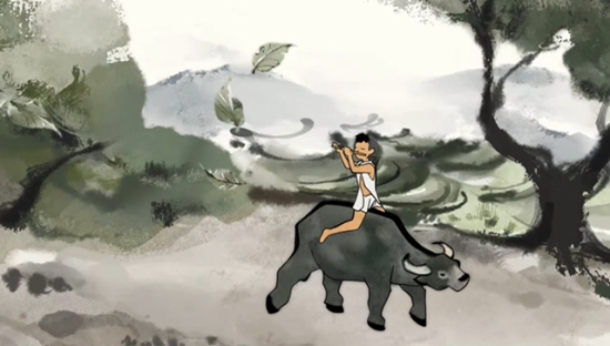 Tims×上美影：杯中的氤氲水墨画