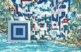 可口可乐用AI作画，黑白二维码变艺术海报