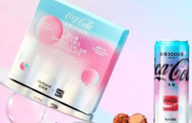 可口可乐x好利来“多巴胺”新品联名，包装太炫了！