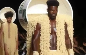 泡面人时装秀，设计离谱又炸裂！