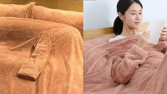 MUJI推出有袖子的被？狠狠拿捏懒人！