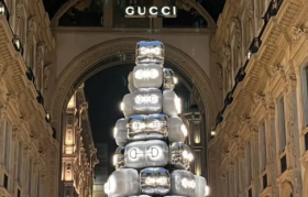 Gucci“炸药包”圣诞树，设计师咋想的？