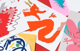 这龙年贺卡，挺特别的！