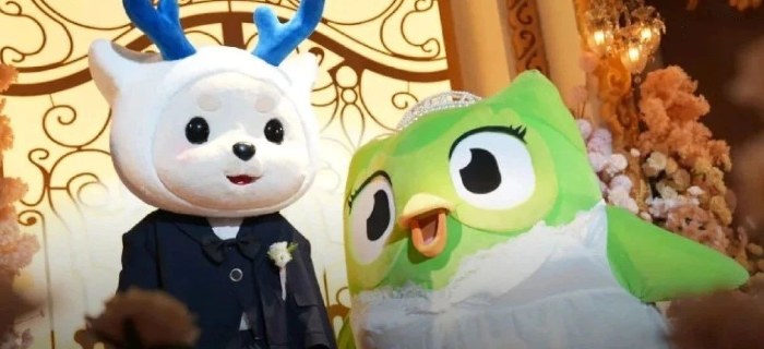 瑞幸×多邻国联名犯“重婚罪”？网友：这渣鸟已经八婚了！