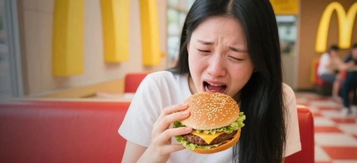 麦当劳汉堡里的“蟑螂干尸”，暴击全网打工人！