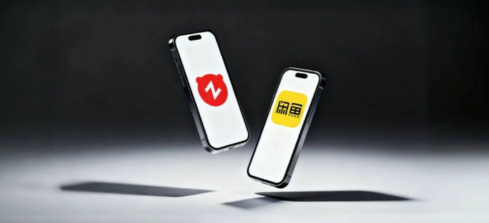 转转向左，闲鱼向右