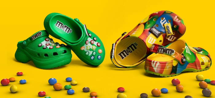 Crocs和M&M 豆出联名鞋了！