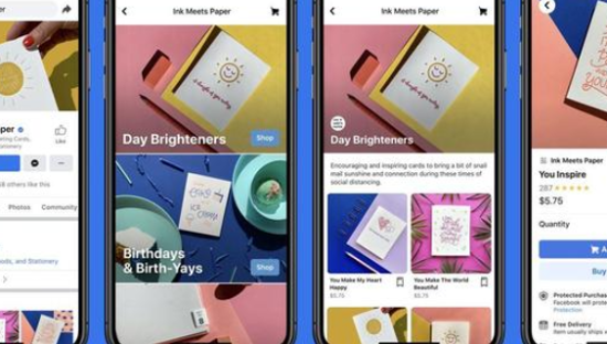 Facebook为小型企业提供在线销售商品平台