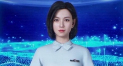 央视网携手百度智能云打造的AI女主播亮相全国两会