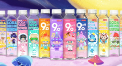 娃哈哈x泡泡玛特推出太空旅行系列限量“盲水”