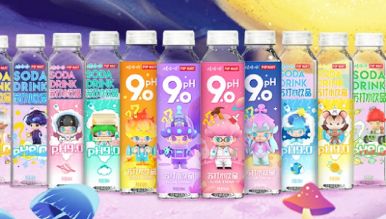 娃哈哈x泡泡玛特推出太空旅行系列限量“盲水”