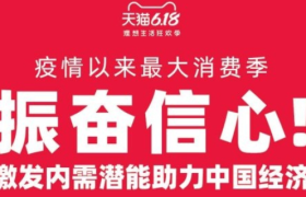天猫618累计下单金额6982亿元