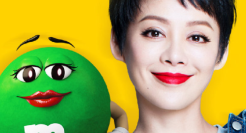 宁静靠“撞脸”拿下M&M's豆代言