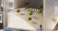 天猫请青山周平设计了一栋楼，概念海报有点酷