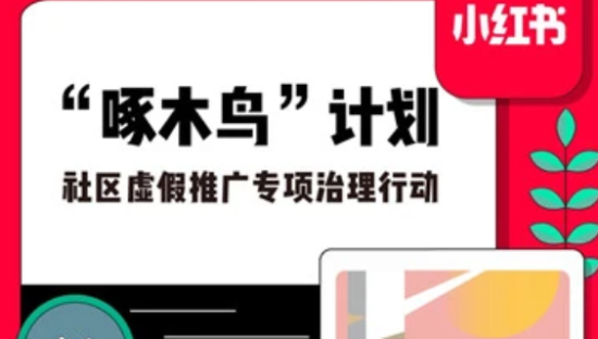 小红书“啄木鸟计划”公布阶段性成果 处理21.3万篇笔记