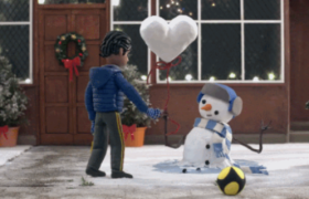 John Lewis圣诞节广告，向世界比了一个心