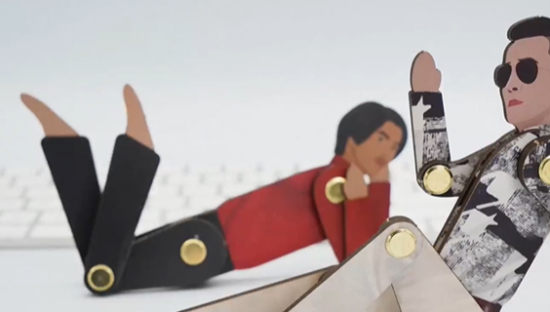 BOSS直聘打造的“五条人偶”来了，可摆多种姿势