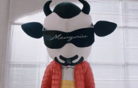 蒙牛“集五福”广告《与其吹牛不如扫牛》