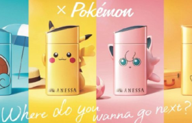 ANESSA X 宝可梦推出四款超萌限定产品