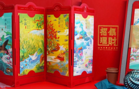 招银理财24节气海报：一幅四季转换的岁月长卷
