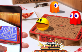 必胜客 x 吃豆人推出限量版真实可玩的披萨盒