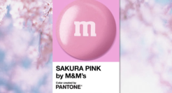 M&M's联合彩通推出樱花季“粉豆”，满满少女心
