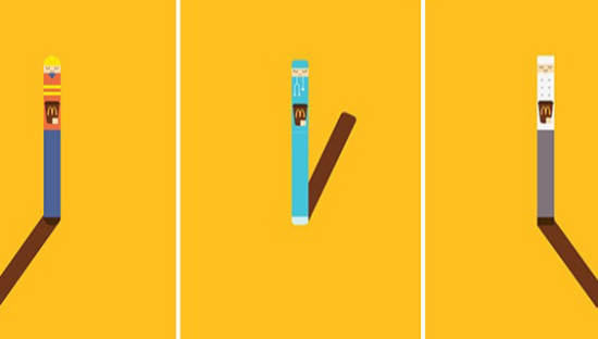 越南麦当劳推出的平面海报，创意绝了！