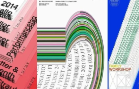 现在很流行，层层叠叠海报？！