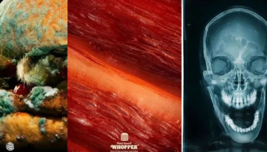 汉堡王新海报，真是戏精本精，总是那么出乎意料！