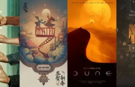 2022奥斯卡获奖电影的海报来了，同样很秀！