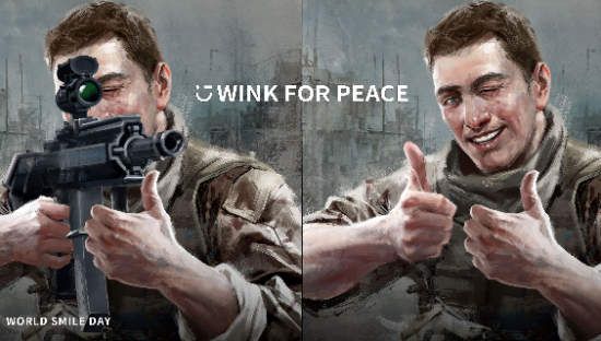 名创优品×世界微笑日勇敢发声，世界和平才有美好生活