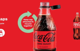 可口可乐设计了个不会掉的瓶盖！网友：就想扒拉下来~