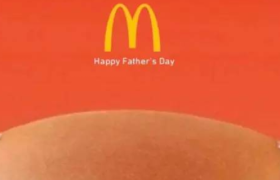 用这些麦当劳海报来提醒下，父亲节快到了